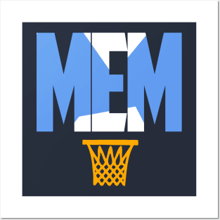 Memphis Basketball Throwback Posters and Art